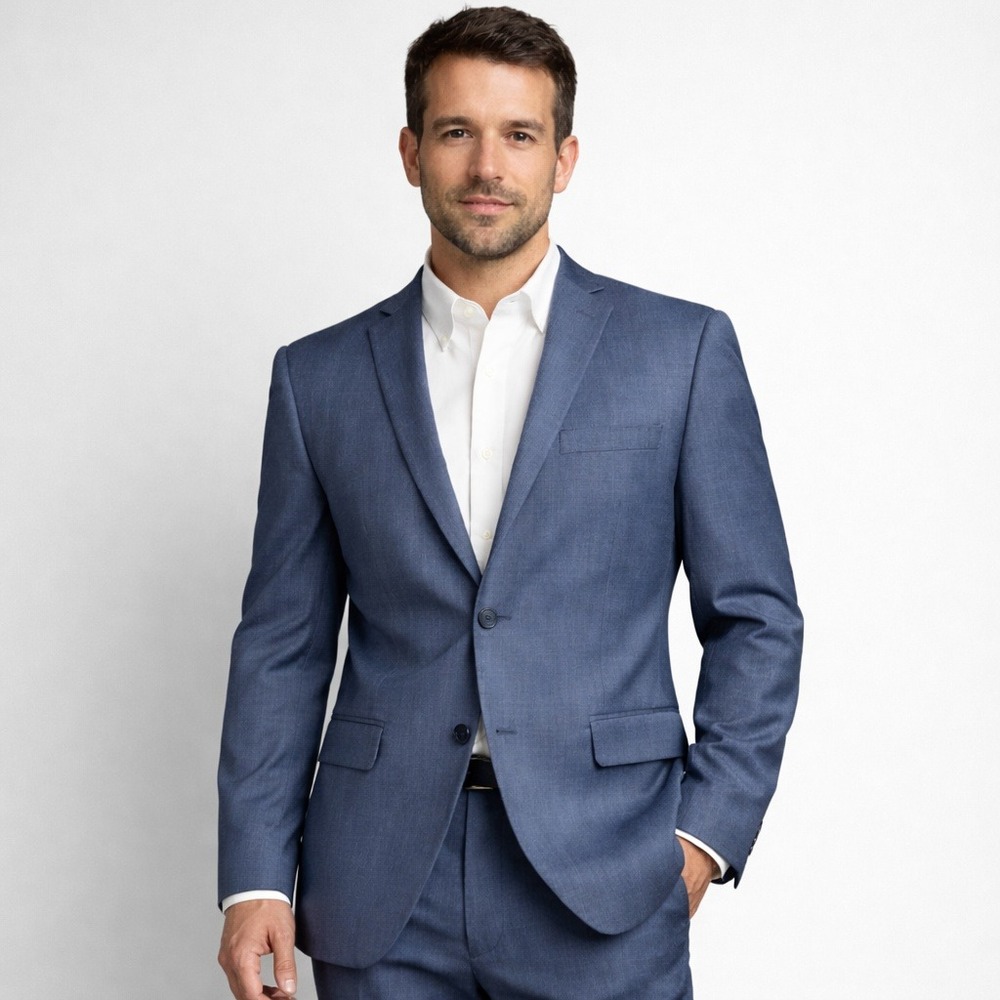 Theory Men's Blue Suit Blazer
